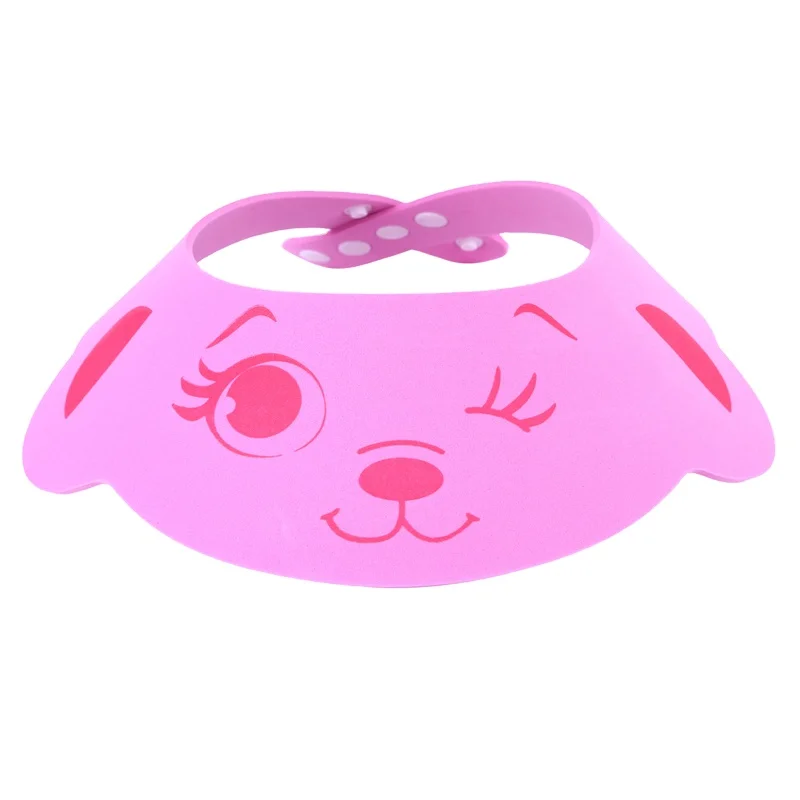 New Arrival Baby Care Resizable Shampoo Cap Baby Child Bath Shower Face Eye Protect Waterproof Cartoon Shower Cap