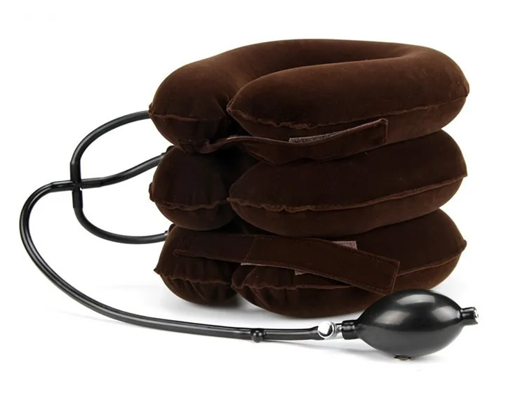 Protection Inflatable Cervical Spine Massage Instrument Household Full Cashmere Cervical Traction Instrument Neck