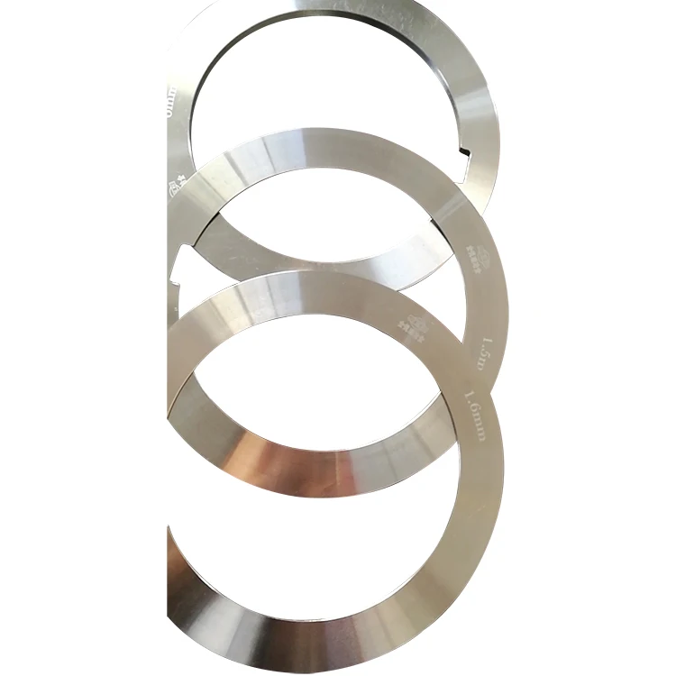 
Slitting circular slitter blades dished top knife machine gasket 