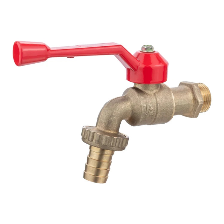TMOK 1/2Inch Garden Tool Natural Brass Water Tap For HVAC System