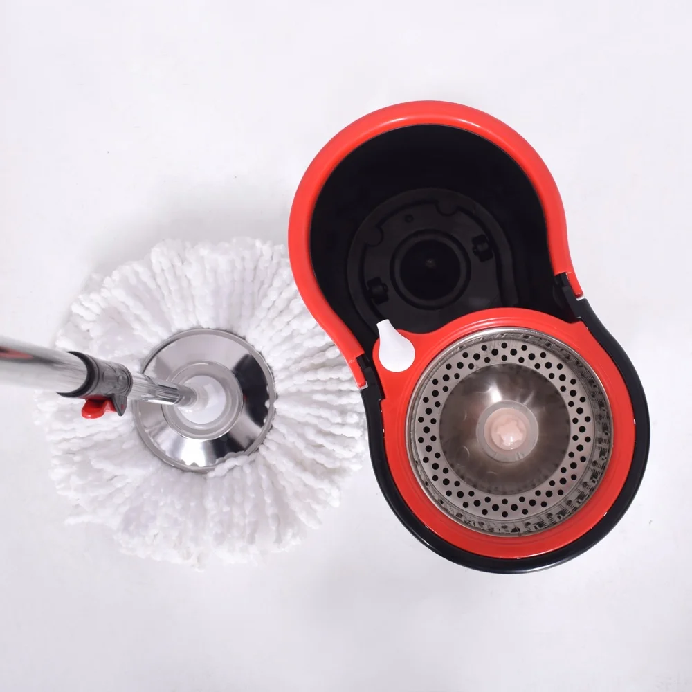 
360 Spin Flat Mop Home Spinning Floor Mop with Vertical Washing Bucket 
