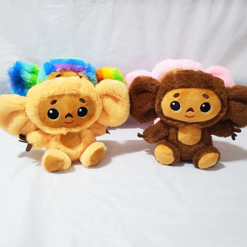 DIHAO Russia Cheburashka Big Ear Monkey plush toys for Children Big eyes Long Plush stuffed Animals Monkey dolls for boys girls
