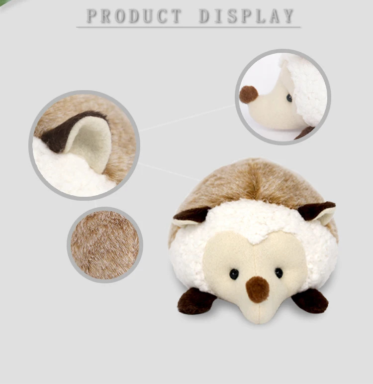 Furniture crafts Small hedgehog plush doll small throw pillow home decoration