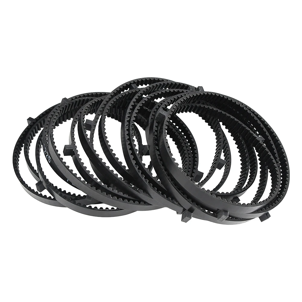 High flexibility steel cord tension member black polyurethane teeth belt with cleats