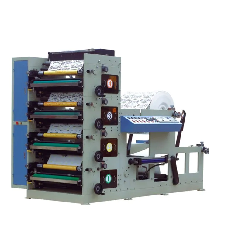 Cost-Effective Paper Printing 2-4-6 Colors Flexo Print Machine