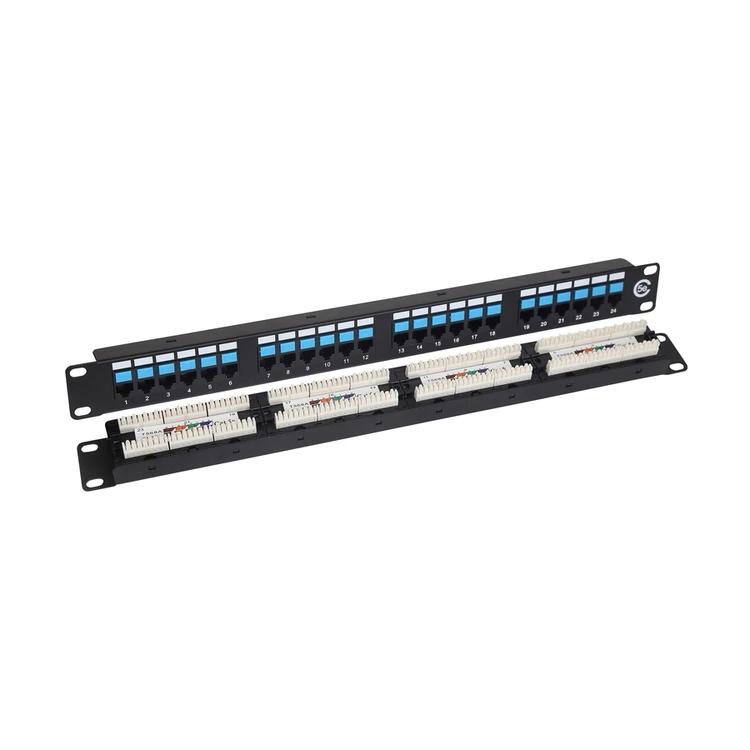  Заводская цена от производителя патч-панель UTP Cat5e 1U 19 дюймов 24