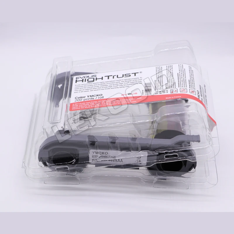 Evolis R5F002SAA YMCKO цветная лента-200 принтов для принтера карт Zenius