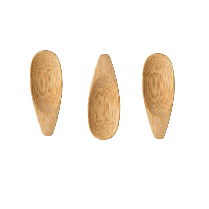 Лидер продаж многоразовые Экологически чистые кухонные аксессуары ложка для специй Бамбуковая