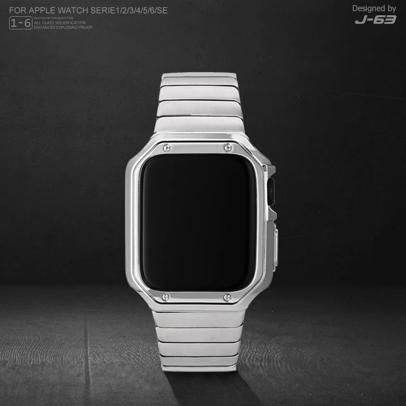 Модный силиконовый резиновый защитный чехол из ТПУ для часов Apple watch прозрачная рамка