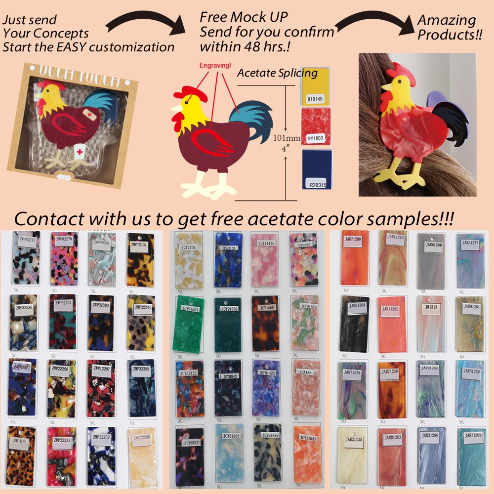 personalised 12 zodiac hair claws Sign glitter retro custom logo hair claw clip for women