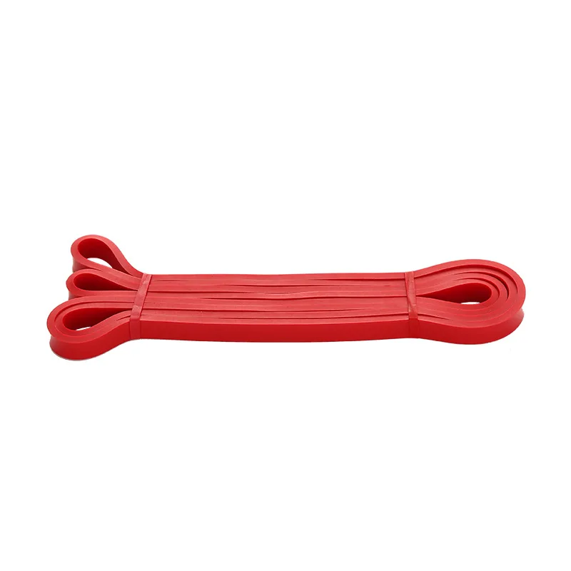 Customized resistance band set fitness elastic bands colors red and black rubber band pull up