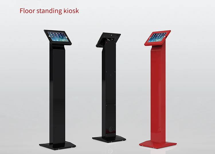 Anti-Theft Security Enclosure Stand Tablet Holder Floor Display Stand For Ipad