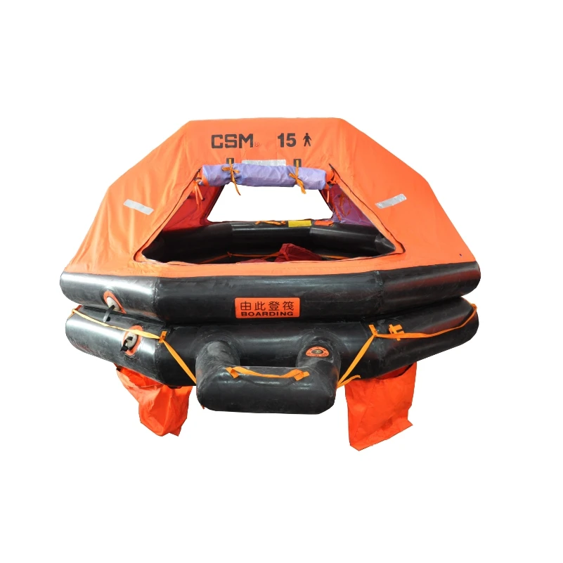 6 10 15 16 20 25 30 Person EC SOLAS CCS certified Throw-over A Type inflatable life raft