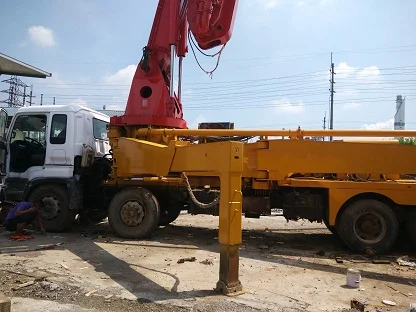 Used good working condition Japan ISUZU 43m good condition Concrete Pump