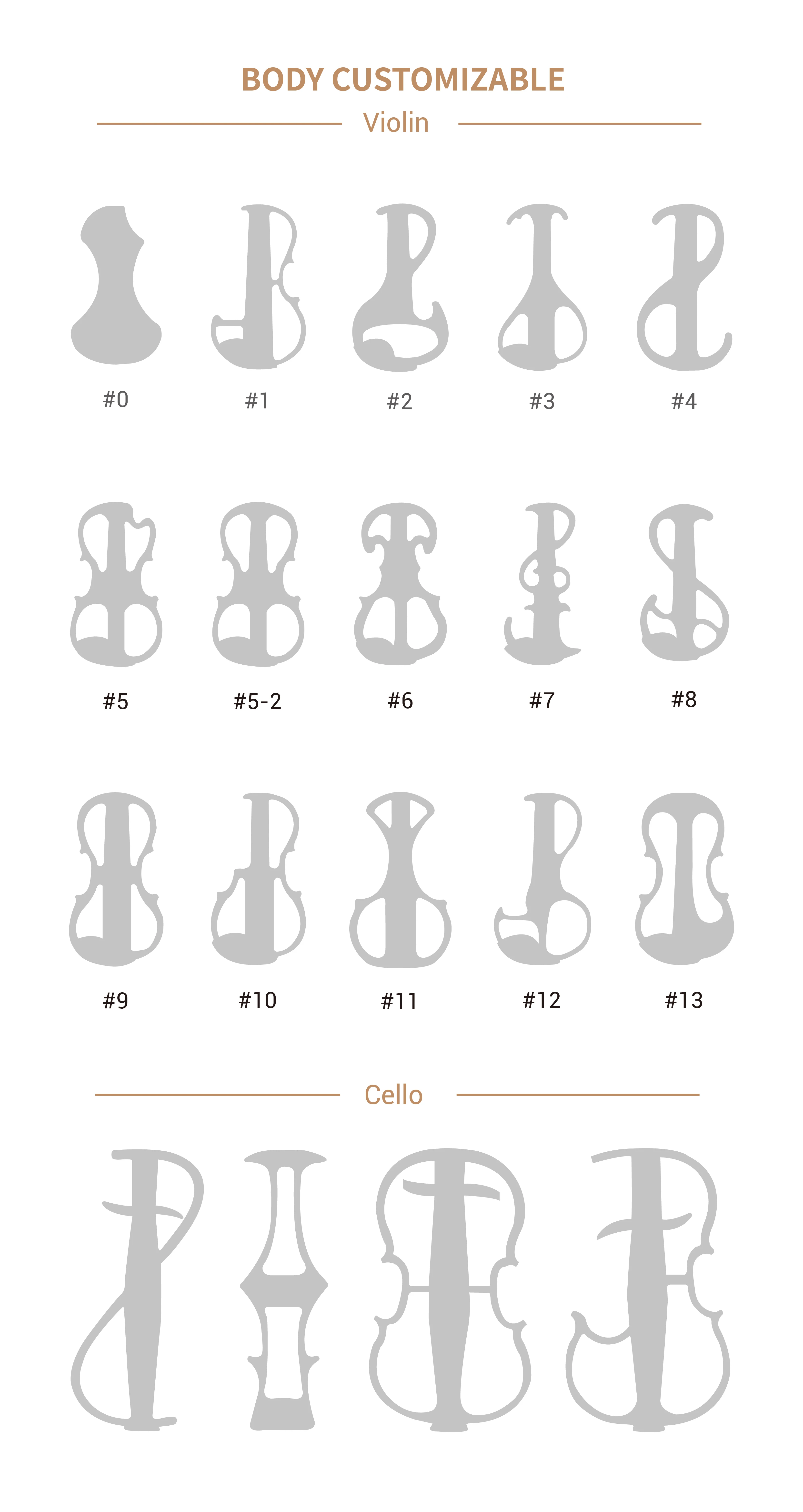 NAOMI Solidwood Electric 4/4 Violin Set Ebony Fittings w/ Brazilwood Bow+Rosin+Bridge+Violin Hard Case+Audio Cable