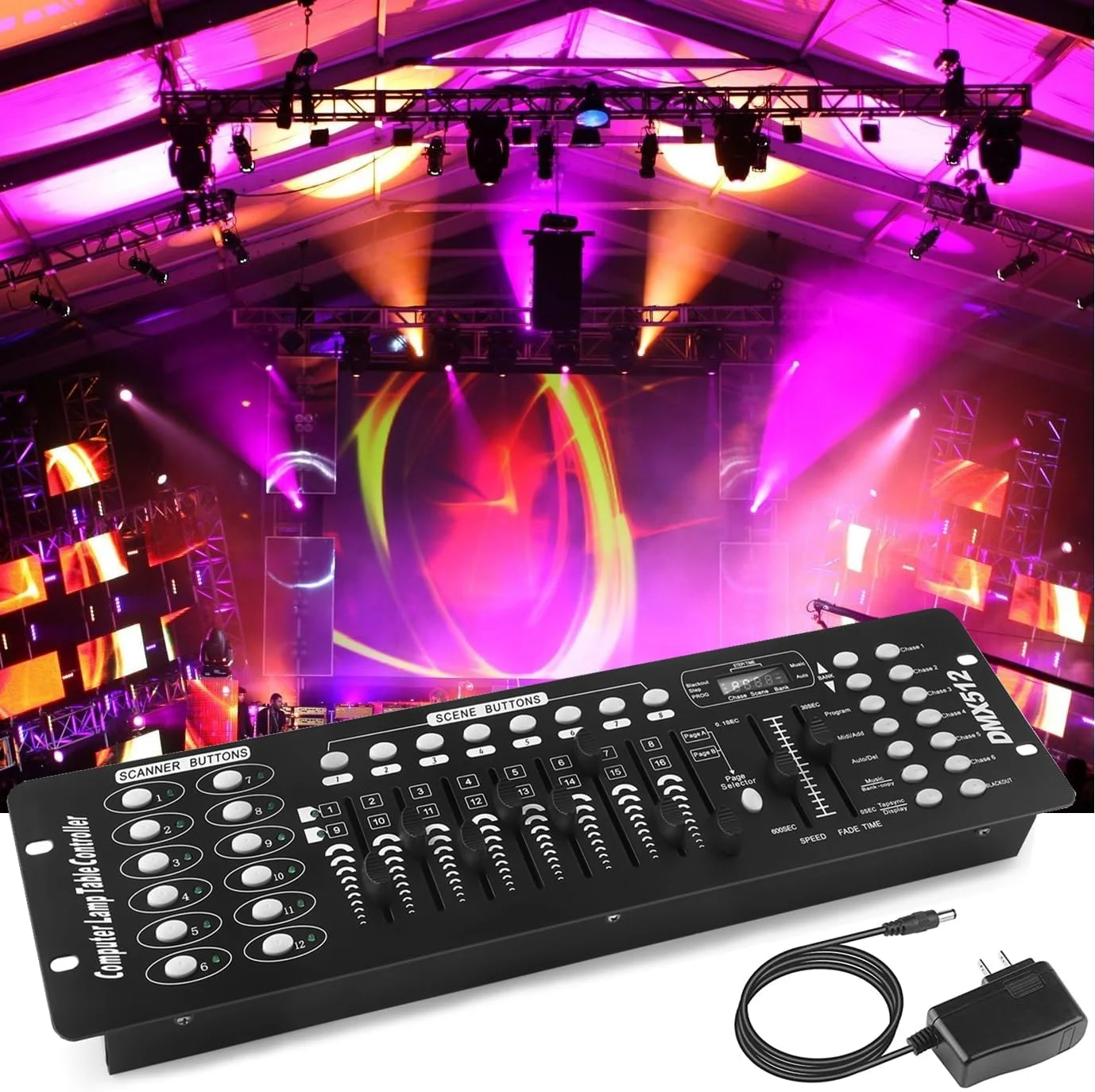 Мини-оператор 192 канал света контроллер консоли Dmx 512