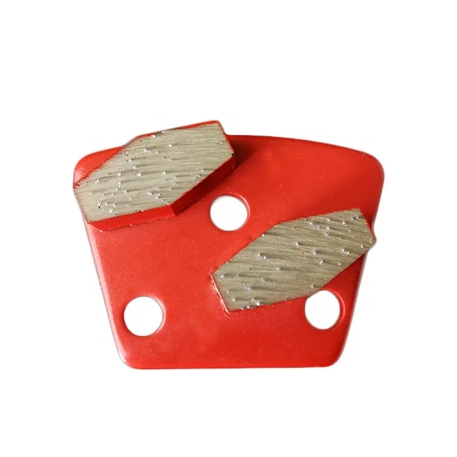 TRUE SHINE diamond grinding tool trapezoid diamond grinding plate pad for concrete flooring machine