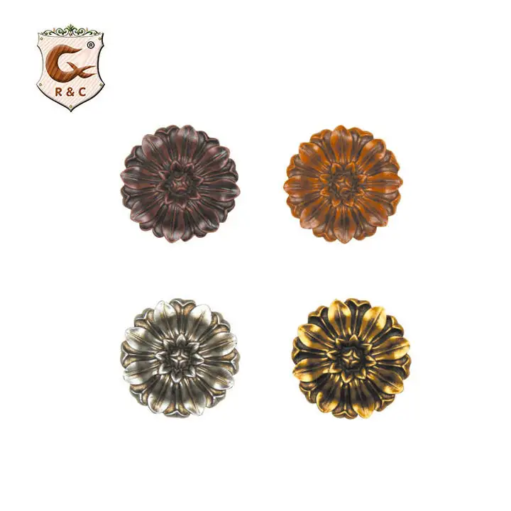 Factory Antique White Wood Cameo Curtain Rod Modern Home Decoration