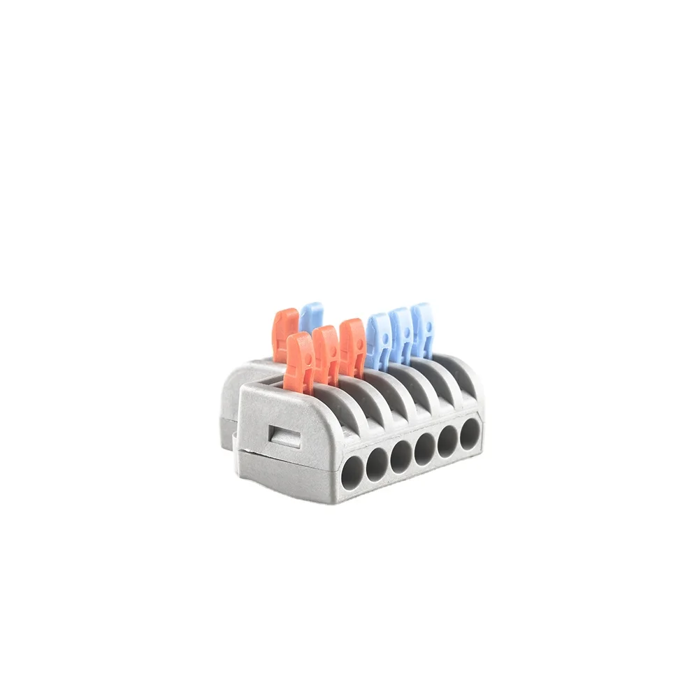 Fast Wire Connector Quick Push-in Wire PCB Spring Wire Connector Fixed Wireless Terminal Block