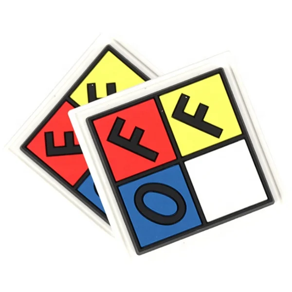 Top quality customized rubber logo label for garments