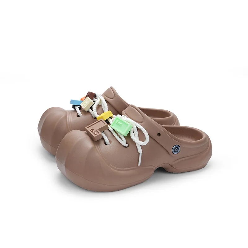 Fashion Clogs Shoes Unisex Clogs Slippers Thick Sole Comfortable Perforated Slippers For Women Fashion Summer Clogs