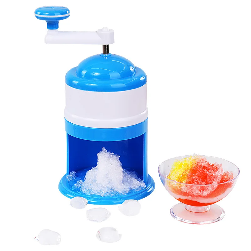 Manual household smoothie machine mini hand-cranked DIY ice cube crusher machine soft ice sand grinding breaker