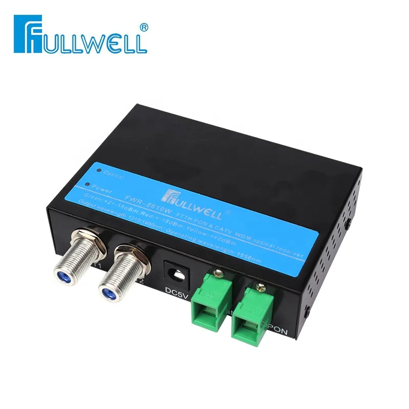 Fullwell CATV 1310nm 1550nm AGC FTTH мини микро узел CATV волоконно-оптический приемник цена