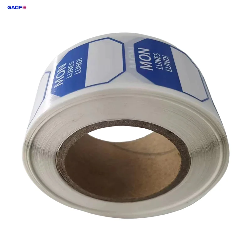 Customized Removable Adhesive Labels Weekly Labels Record Labels