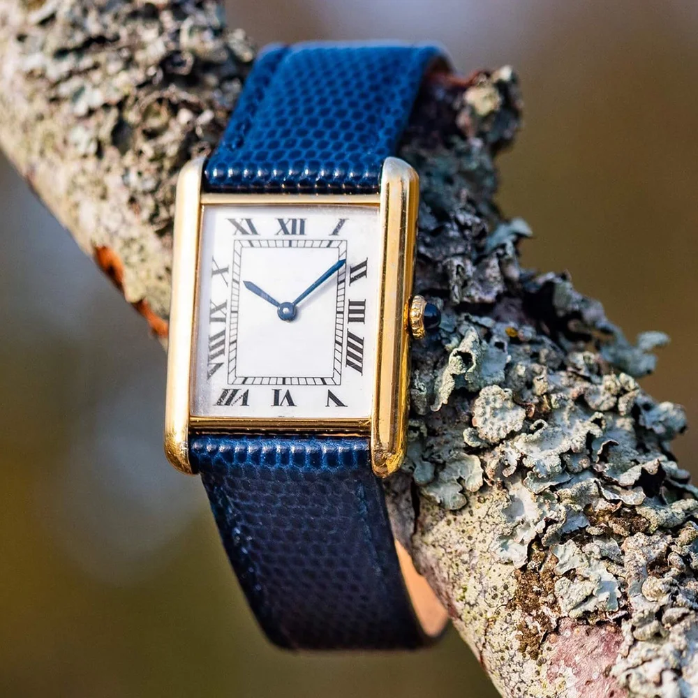 Ladies Luxury Real Lizard Leather Band Wrist Classic Tanks Square Lady Watch Rectangle Watches Luxury Woman Watch