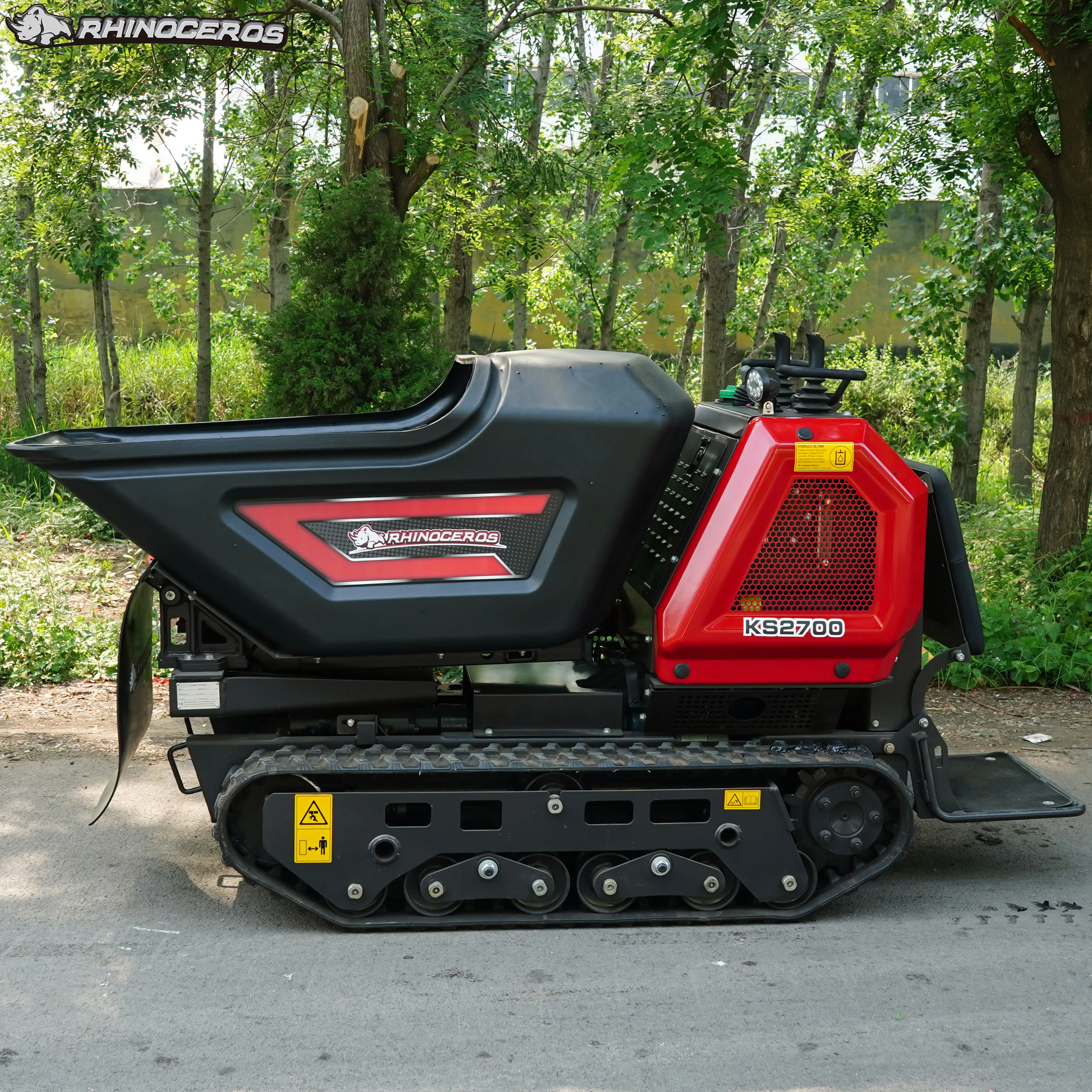 RHINOCEROS 1.2Ton 1200kg Construction Concrete Mini Truck Dumper mini buggy For Hot Sale