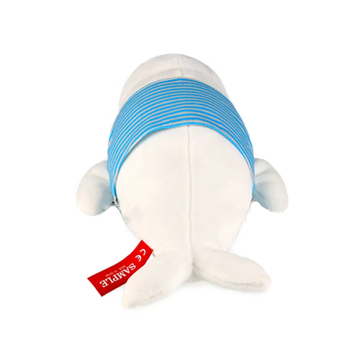 Total body plush seal stuffed animal soft toy pillow for kids