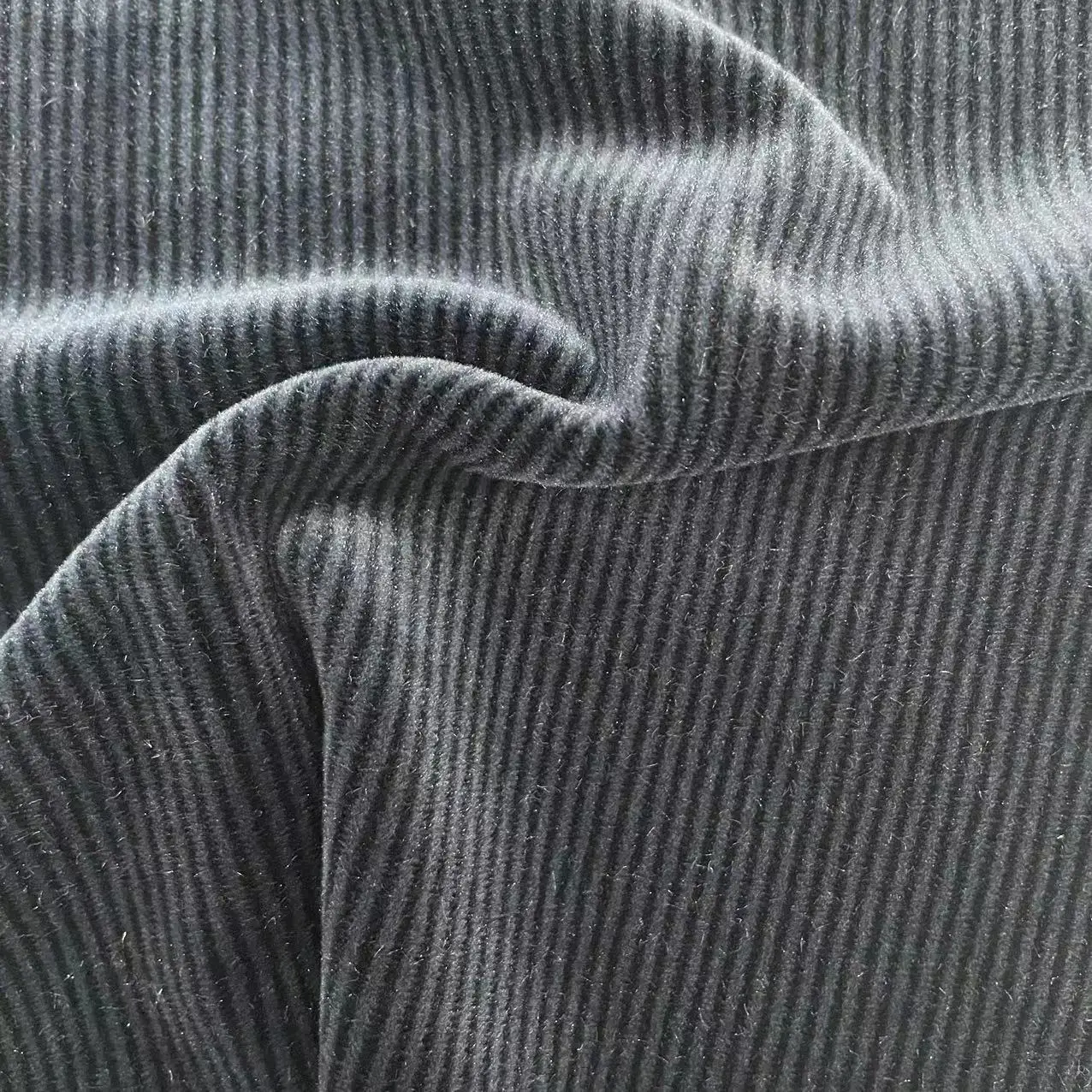 Manufacturer AB Yarn Pin Strip Fabric Velvet Super Soft Spandex Fabric For Dress Jersey