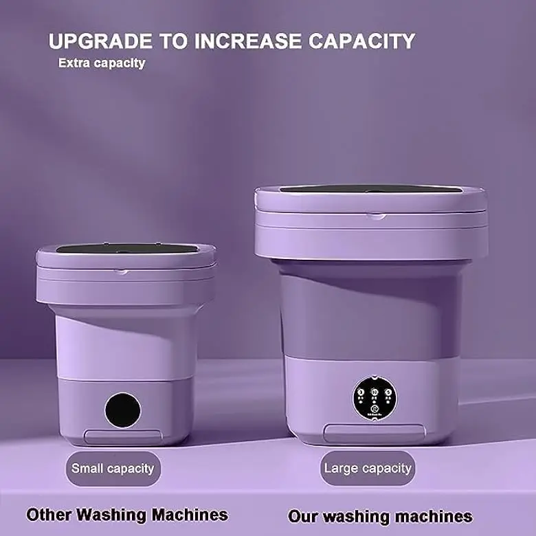 Household underwear cleaning folding small automatic washing machine