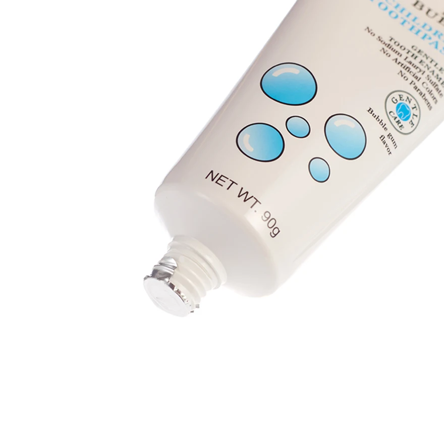 Custom Private Label Fluoride Anti Cavity Children Xylitol Probiotic Fruit Flavored Gel Toothpaste For Kids