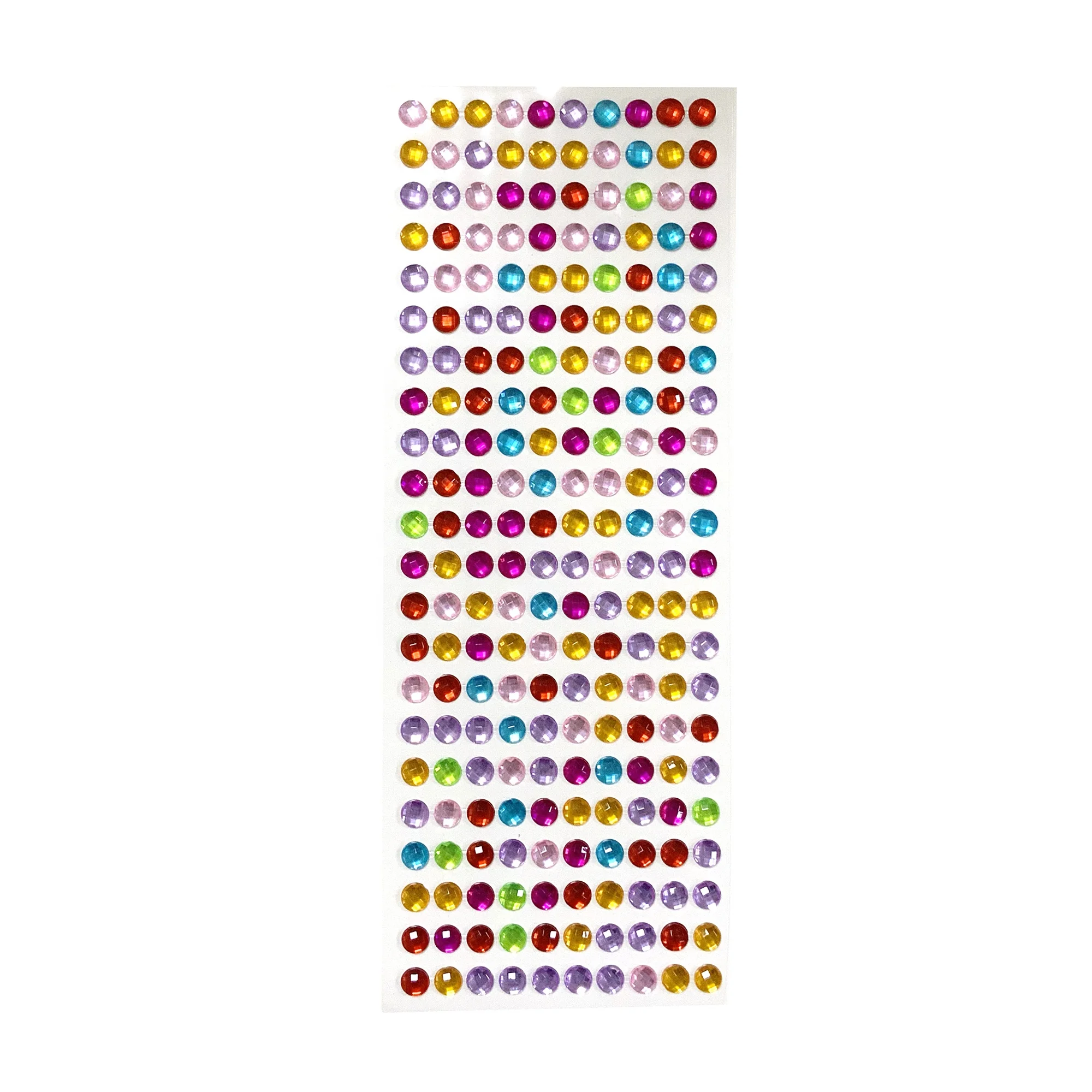 900Pieces 4mm Colorful Bling Diamond Self Adhesive Rhinestone Sticker Sheet for DIY Crafts