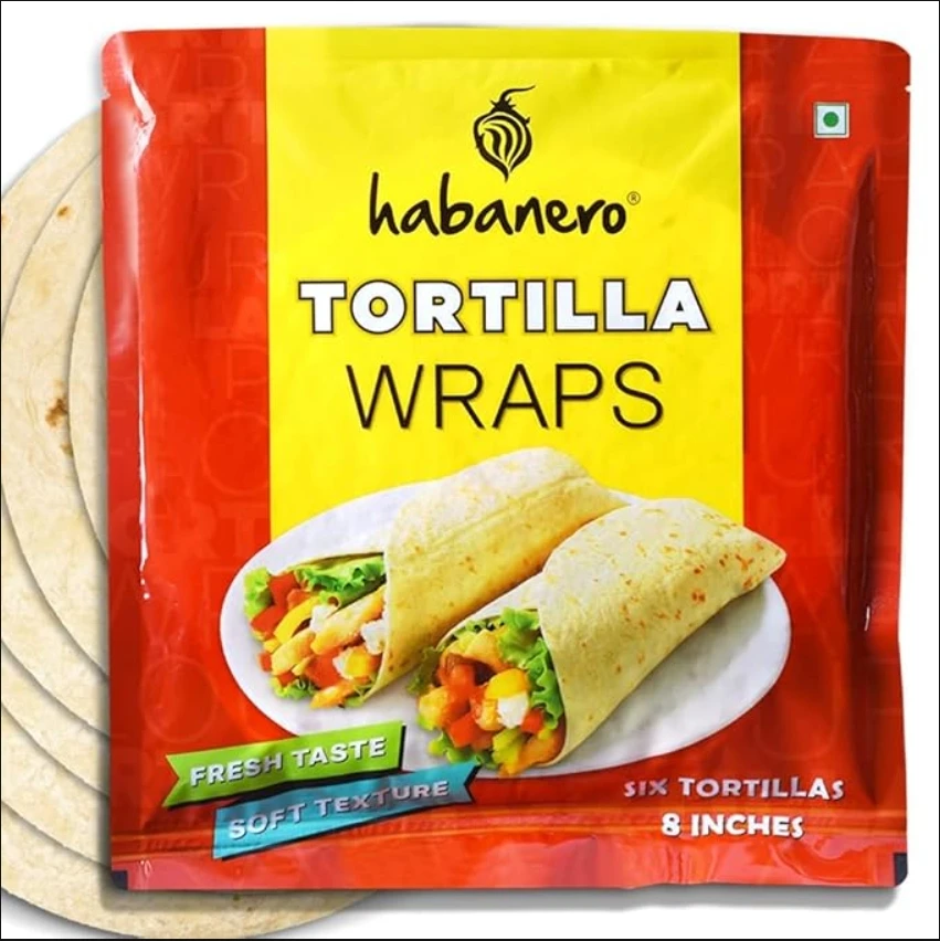 Customized Tortilla Wraps Aluminum Foil Stand-Up Ziplock Food Grade Pouch for Custom Logo Tortilla Wraps Packaging Bags