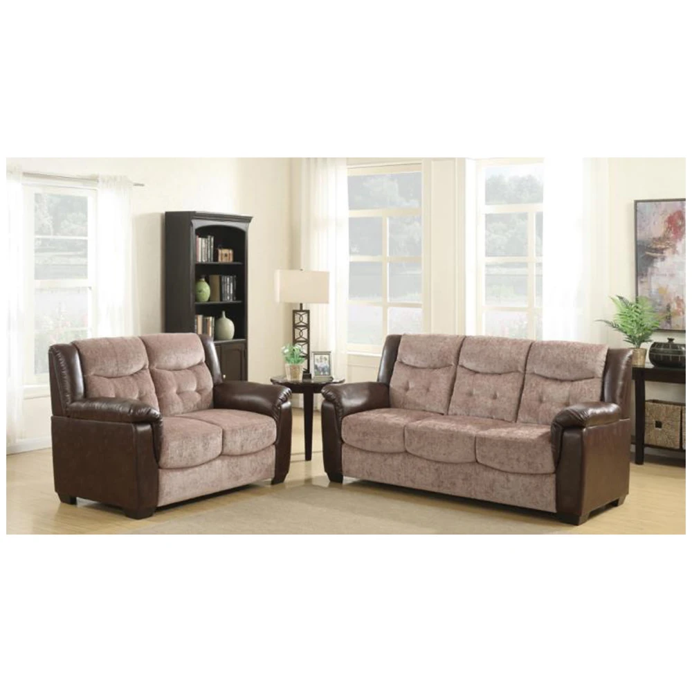american style modern beige leather recliner sofa sets living room furniture 2019