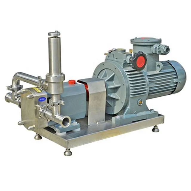 D-3A Stainless Steel 304 316L Sanitary Rotary Lobe Pump