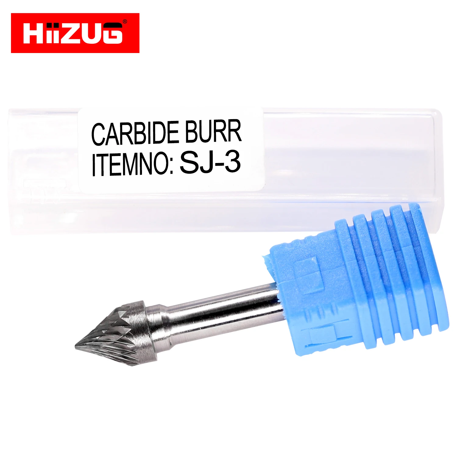 Carbide Burr File SJ Type  Double Cut 6mm 6.35mm Shank for Grinder Drill Tungsten Power Tool Parts Carbide Rotary File