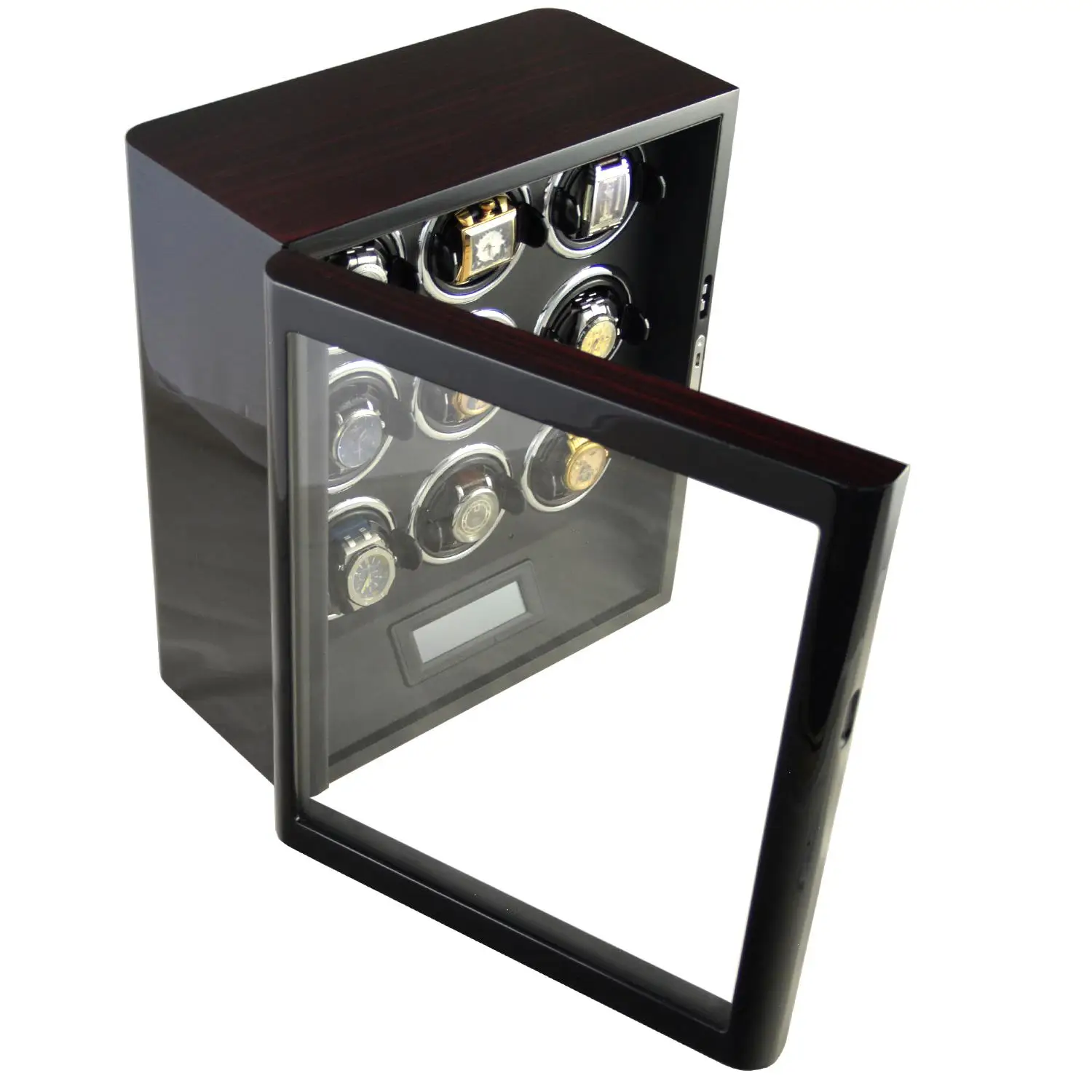 Goochy GC03-N85EB-L-ARF Hot Selling Handmade Wholesale Fingerprint Unlock LED Light Luxury Automatic watch winder safe