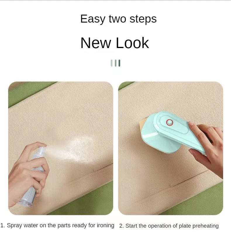 Cheap portable handheld hanging ironing machine travel mini electric steam iron for clothes