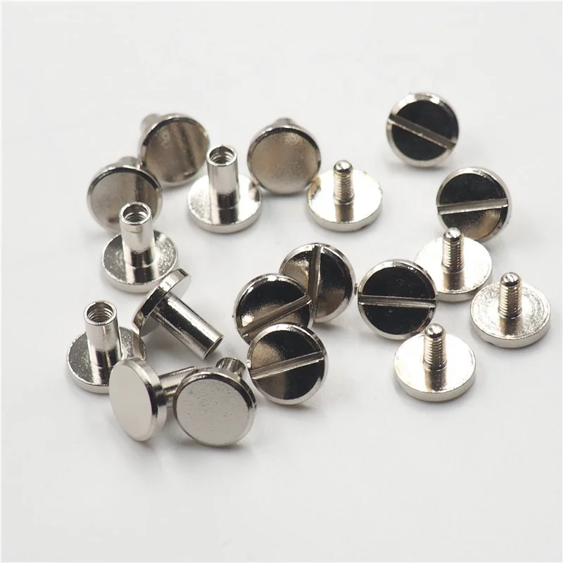 304 Stainless Steel Flat Head Screws Zinc Knock Type Male Female Buttons Metal Nail Rivet Studs Pipe Clamp Rivet Buttons