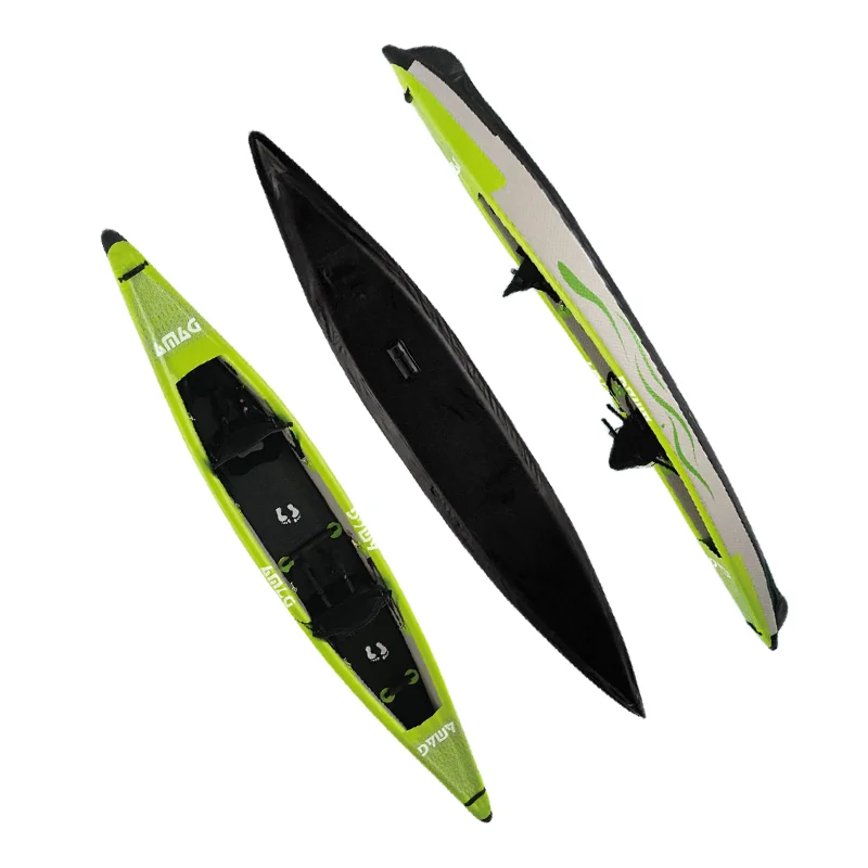 New design OEM 14 Cheep peddle inflatable kayak kayaks and canoes rowing pvc boats for fishing With Repair Kit