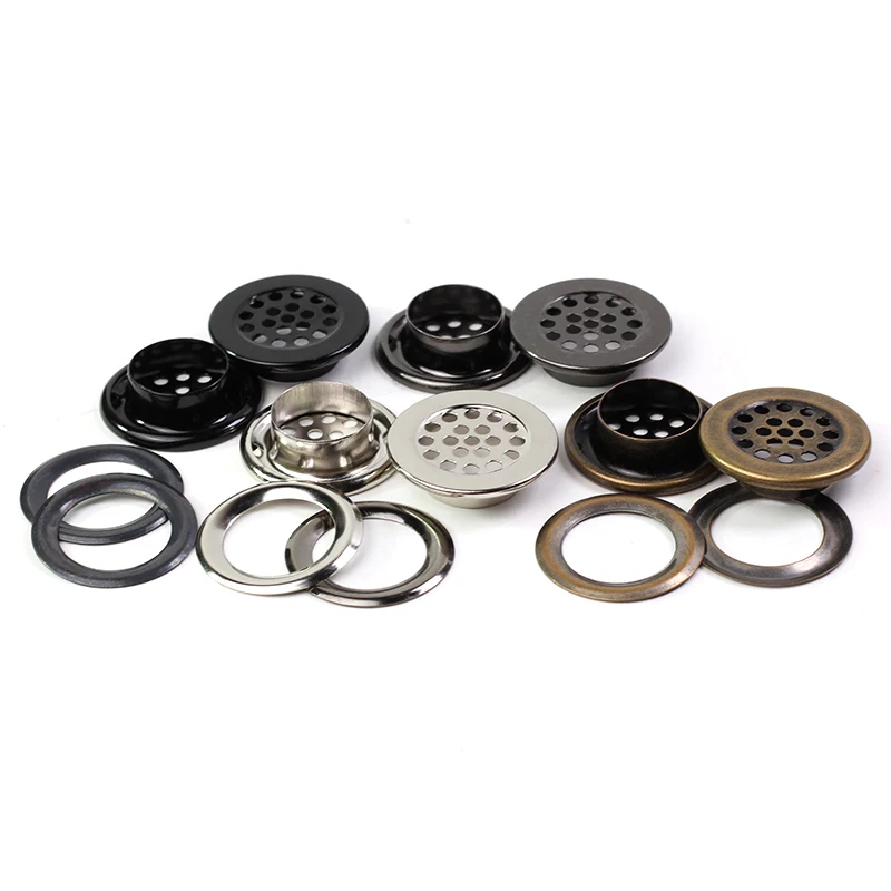 Wholesale High Quality Metal Mesh Eyelets Buckle AirHole Grommets Luggage Factory Direct