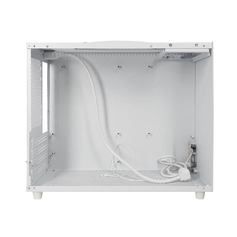 M-ATX case Glass side transparent computer desktop portable desktop support m-atx motherboard support SFX and ATX PSU