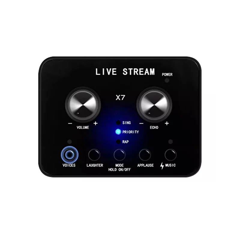 Chinese/English Version Voice Changer Voice Changer Mobile Computer Compatible with External Electronic Audio Live Sound Card