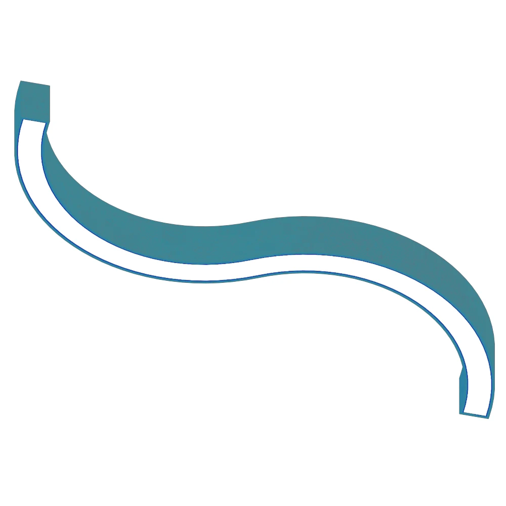 DALI dimmable version modern design S style led pendant lamp with different housing colors CE approved