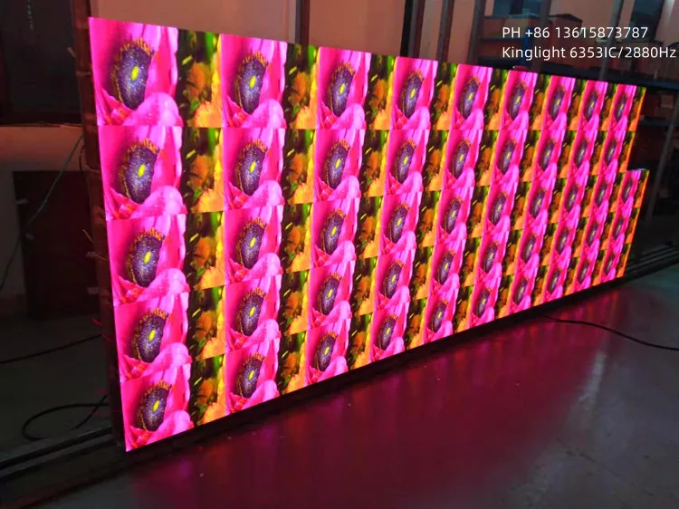 P1.25/P1.53/P1.667/P1.86/p2.5/p4   640*480 full front Maintenance magnet installation before renting LED display screen indoor