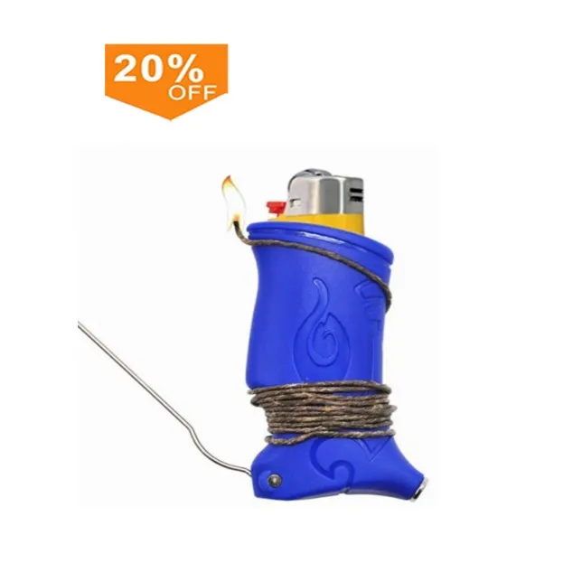 Hot sell cheap price secure holder portable with sticker custom logo keychain  lighter leash sleeve