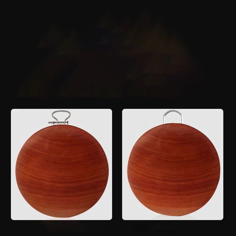 Extra large iron wood cutting board, round cutting board, solid wood cutting board